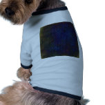 Custom Template: Dark Blue Halftone Pattern Doggie Tee