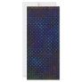 Custom Template: Dark Blue Halftone Pattern Personalized Rack Card