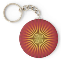 Custom Template: Gradient Radial Lines Key Chains
