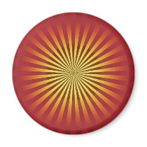 Custom Template: Gradient Radial Lines Magnet