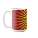 Custom Template: Gradient Radial Lines mugs