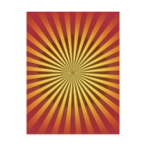 Custom Template: Gradient Radial Lines Post Cards