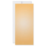 Custom Template: Gradient Radial Orange White rack cards