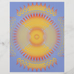 Custom Template: Orange & Yellow Radial Design Full Color Flyer
