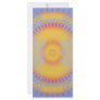 Custom Template: Orange & Yellow Radial Design Customized Rack Card