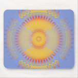 Custom Template: Regal Flames: Radial Abstract mousepads