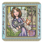 Custom Text Cat Lover's Cute Scrapbook  Stickers