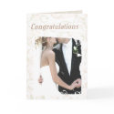 Custom Text Wedding Congratulations Card