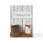 Custom Thinking Of You Greeting Card
