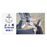 Custom Tie the Knot Photo Card