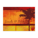 Custom Tropical Palm Tree Cards postcards