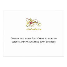 Custom Two Sided Post Cards