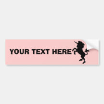 Custom Unicorn Bumper Sticker