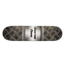 Custom Urban Grunge Metal Skateboard
