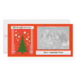 Custom Vintage Christmas Holiday Photo Card photo cards