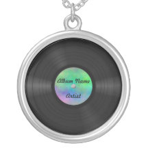 Custom Vinyl Record Pendant