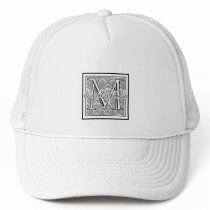 Custom Wedding Damask Logo Hats
