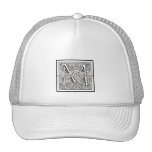 Custom Wedding Damask Logo Hats
