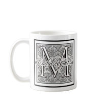 Custom wedding logo coffee mugs