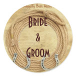 Custom Wine or Beer bottle Western Wedding Labels stickers
