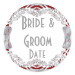 Custom Wine or Beer bottle Winter Wedding Labels stickers