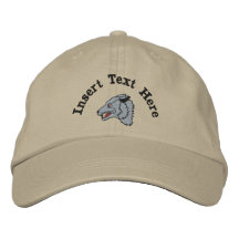 Custom Wolf Embroidered Hat