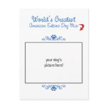 Custom Worlds Greatest American Eskimo Dog Mix postcards