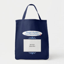 Custom Worlds Greatest Grand Bleu de Gascogne Canvas Bags