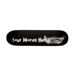 Custom X-Ray Skeleton B&W Bath Time Boards Skate Board Deck