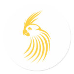 Custom Yellow Cockatiel Logo