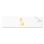 Custom Yellow Cockatoo Logo bumper stickers