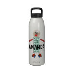 Custom Yoga Cartoon Reusable Water Bottles