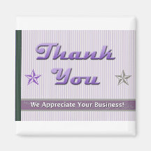 Customer Relations and Appreciation Refrigerator Magnets