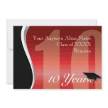 Customisable 10 Year Class Reunion invitations