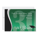 Customisable 30 Year Class Reunion invitations