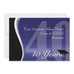 Customisable 40 Year Class Reunion invitations