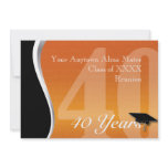 Customisable 40 Year Class Reunion invitations