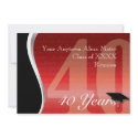 Customisable 40 Year Class Reunion invitations