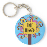 Customisable Abstract Tree Hugger Keychains