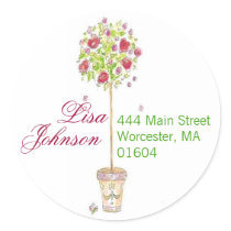 customisable address stickers