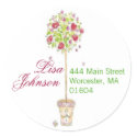 customisable address stickers