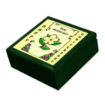 Customisable Anniversary gift box, celandine