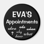 Customisable - Appointments Fridge Magnet
