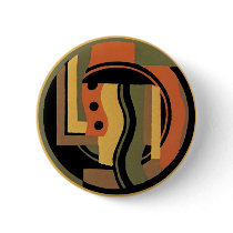 Customisable Art Deco Geometric Circle Abstract