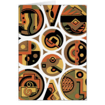 Customisable Art Deco Geometric Circle Abstract
