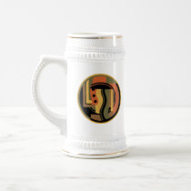 Customisable Art Deco Geometric Circle Abstract Mugs