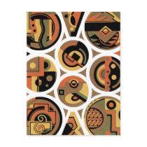 Customisable Art Deco Geometric Circle Abstract