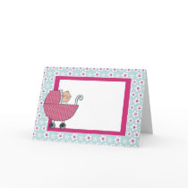 Customisable Baby Boy Shower Invitations (4) Greeting Card