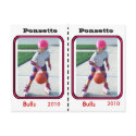 Customisable Basketball Card postcards
