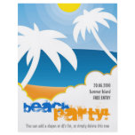 Customisable Beach Party flyer